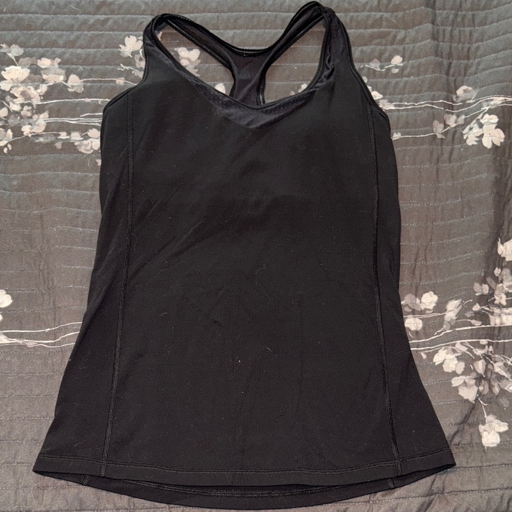 Black Racerback Tank Top